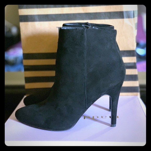 👠2/$40 Madden Girl black Sally Booties NWT - Picture 1 of 5
